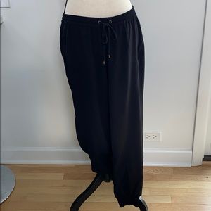 Adrianna Papell Black Jogger Pants - Dressy